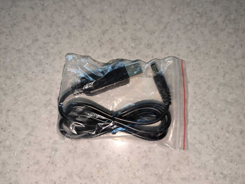 Кабель для роутера живлення від powerbank на 9/12В