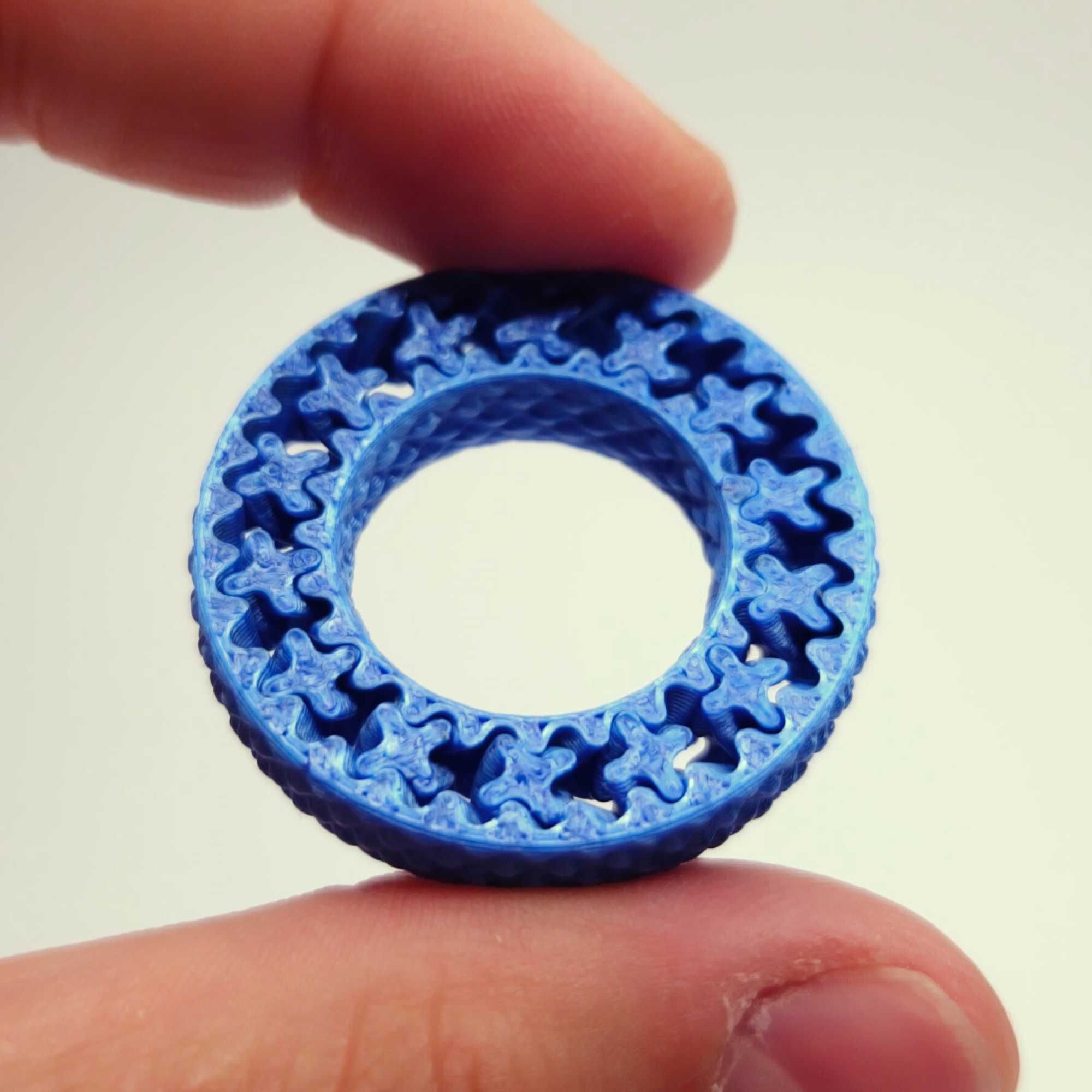 Filament 3D PLA 1kg 1.75mm Błyszczący Niebieski (Silk) do AMS lite