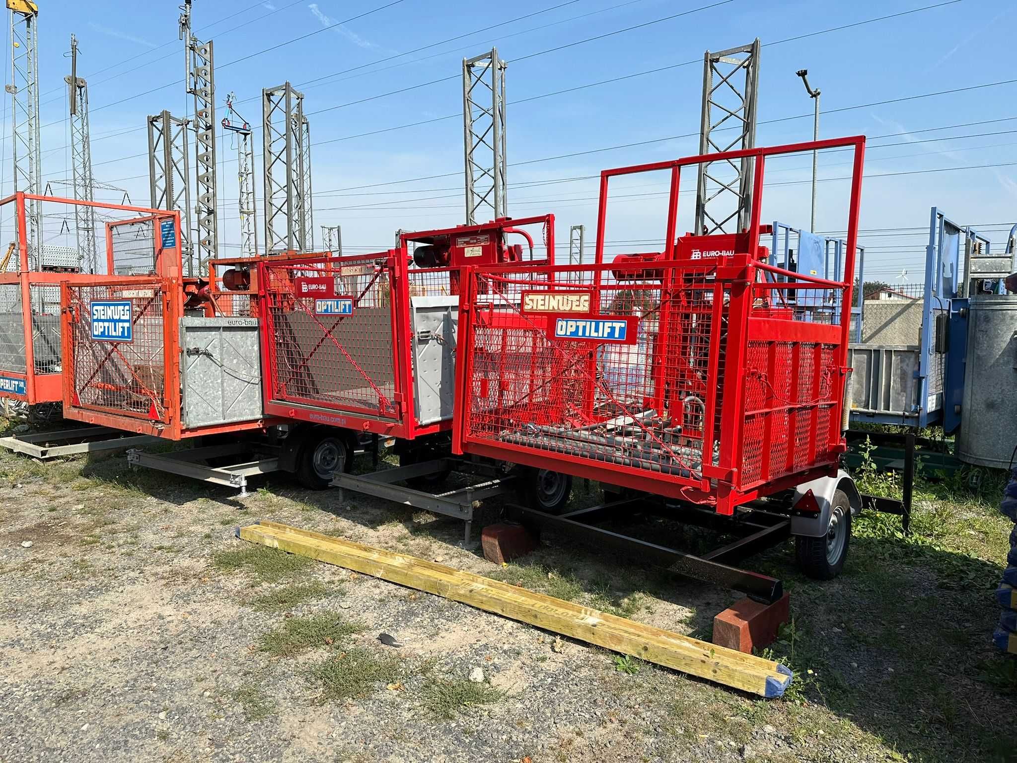 Winda budowlana towarowo osobowa Böcker Superlift MX 320kg lub 3 osoby