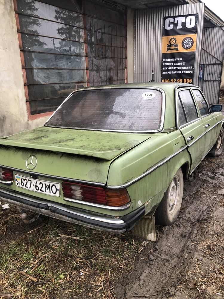 Розбор Mersedes-benz w123 1979 року