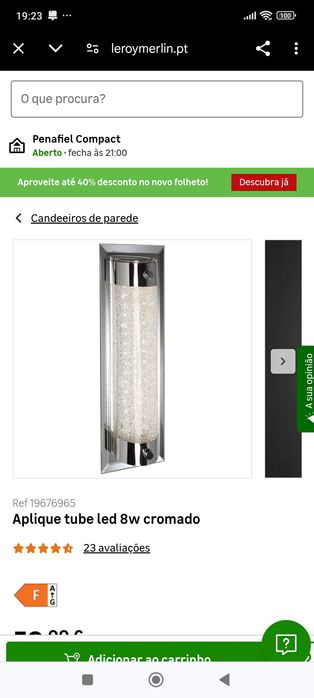 Candeeiro de parede