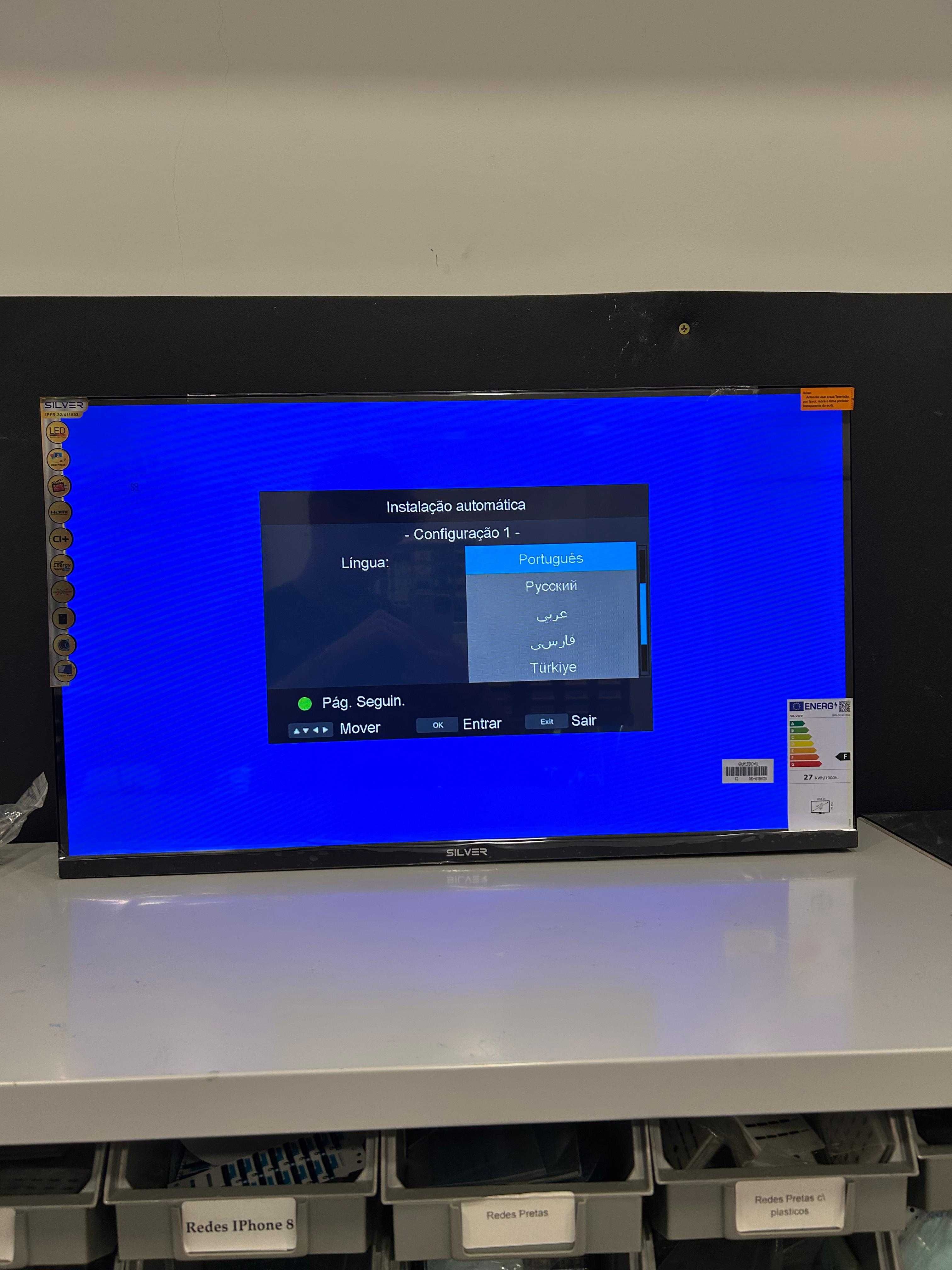 TV LED 32” SILVER – NOVA na Caixa!