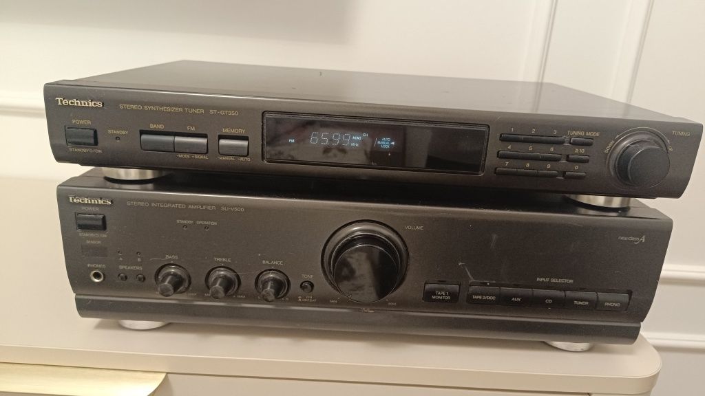 Wzmacniacz + tuner Technics SU-V500 ST-GT350