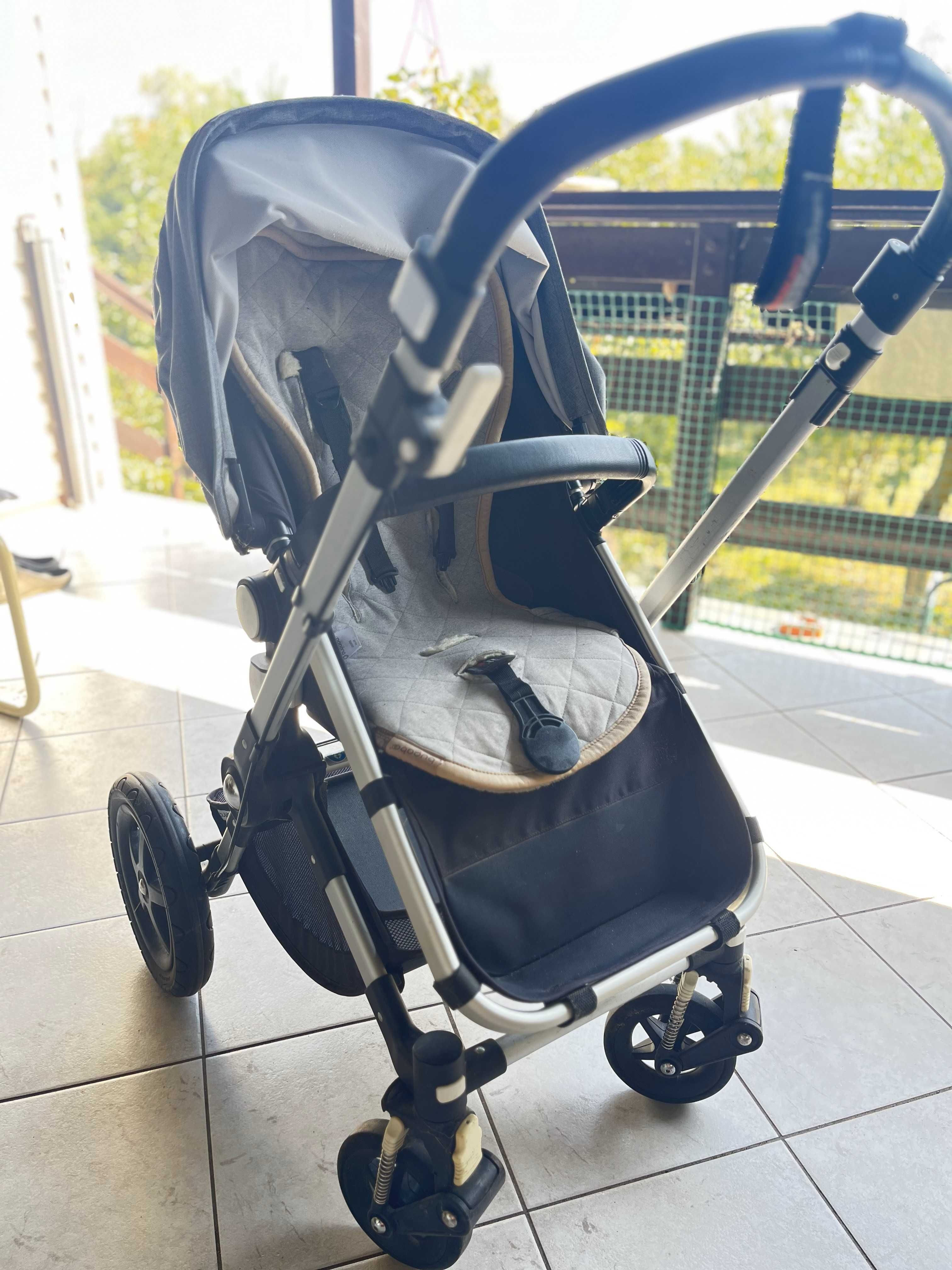 Zestaw: Wózek Bugaboo Cameleon 2 gondola + spacerówka + WIELE dodatków