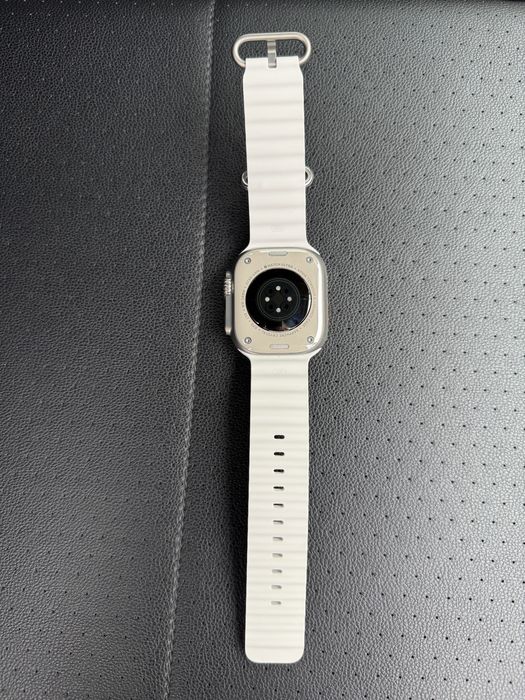 Ідеальні Apple Watch Ultra Titanium Case with White Ocean Band