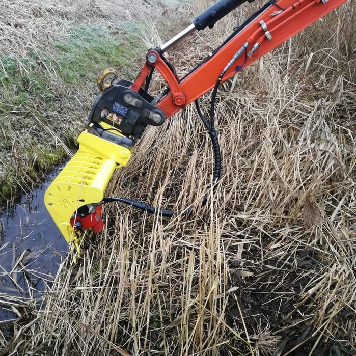 Łyżka kosząca GHEDINI 2 metry, melioracyjna do koparki. Ażurowa