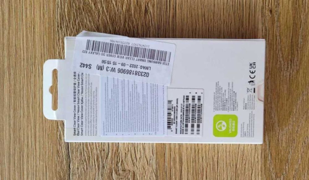 Etui SAMSUNG Smart Clear View Cover do Galaxy S22+ plus EF-ZS906CWEGWW