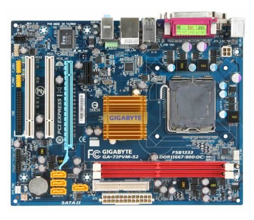 Gigabyte GA-73VM-S2 системная плата на базе чипсета GeForce 7050 S775