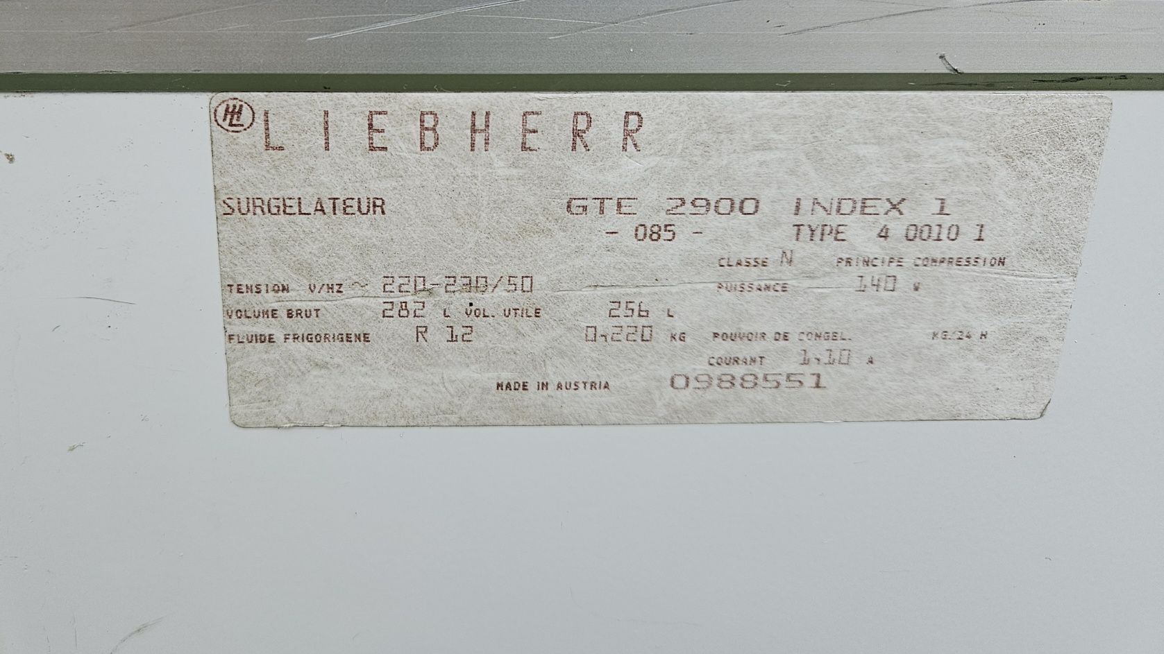 Zamrażalki Liebherr.
