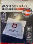 4 sacos para aspirador Wonderbag compact marca Rowenta saco 3L