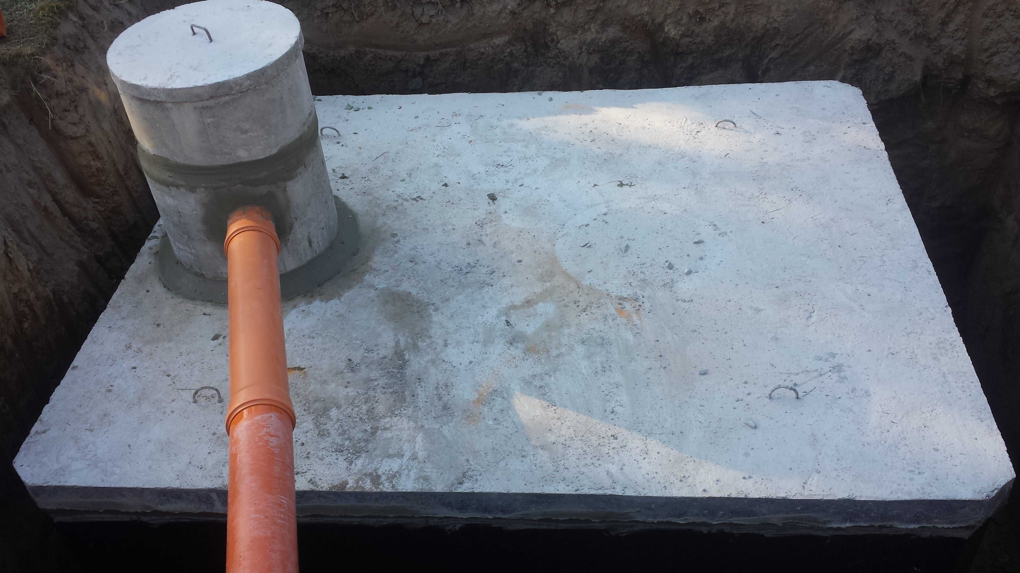 SZAMBO BETONOWE / Zbiornik betonowy na wodę na deszczówkę
