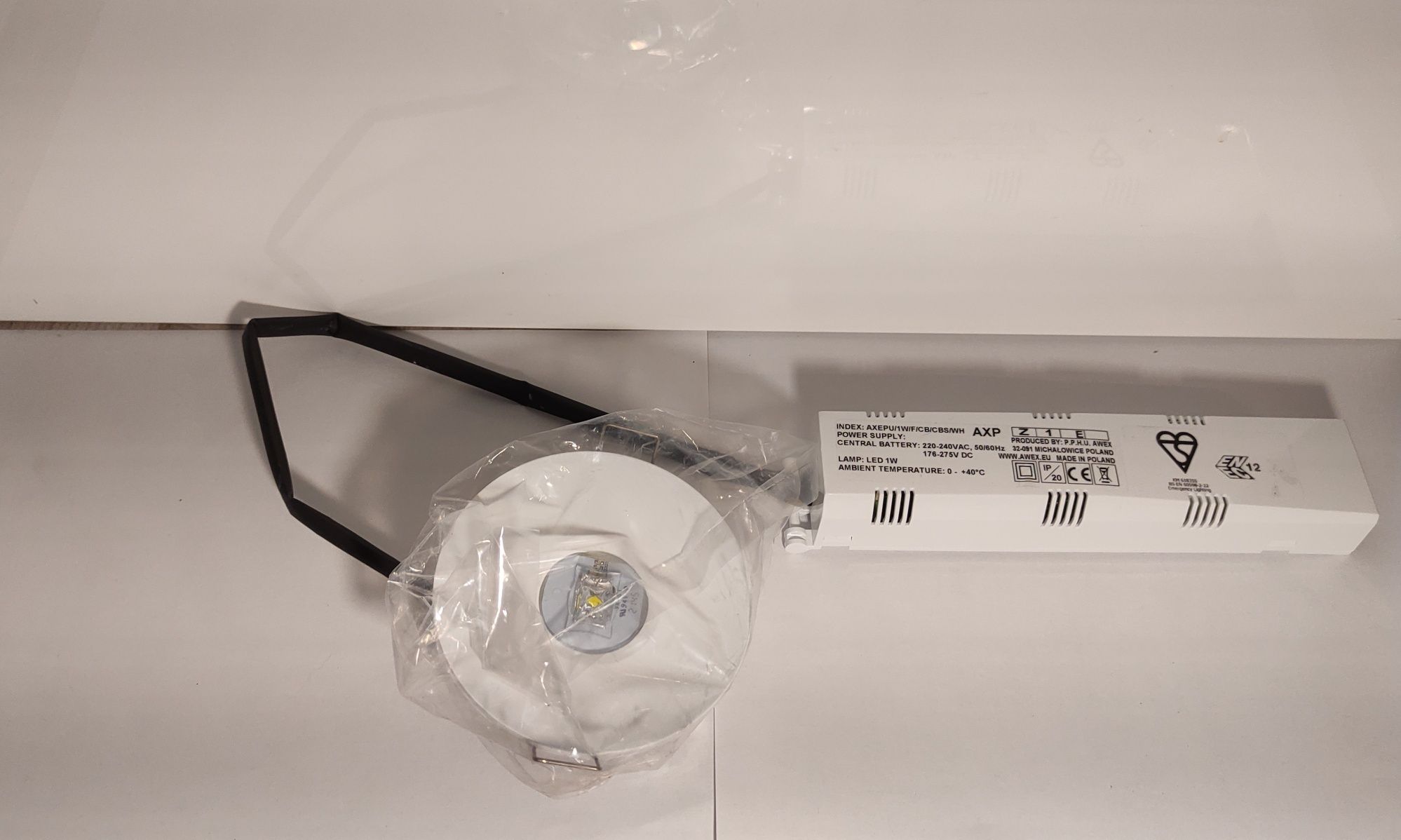 Oprawa ewakuacyjna AWEX AXP, LED 1W,