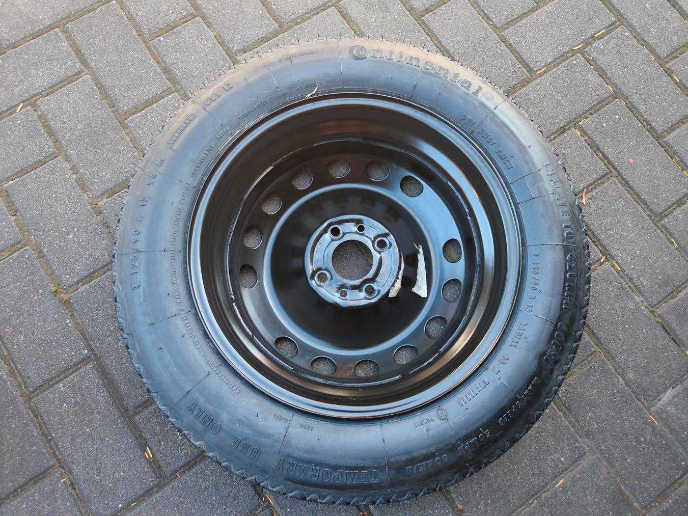 4x98 Koło Dojazdowe R15 FIAT 500 Doblo Bravo Lancia Alfa ET35 125/90