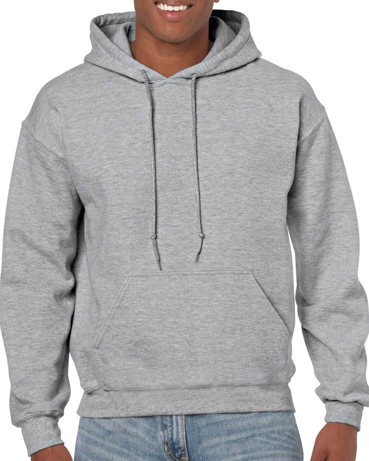 Худи толстовка с начесом Gildan® Heavy Blend™ Adult Hooded Sweatshirt