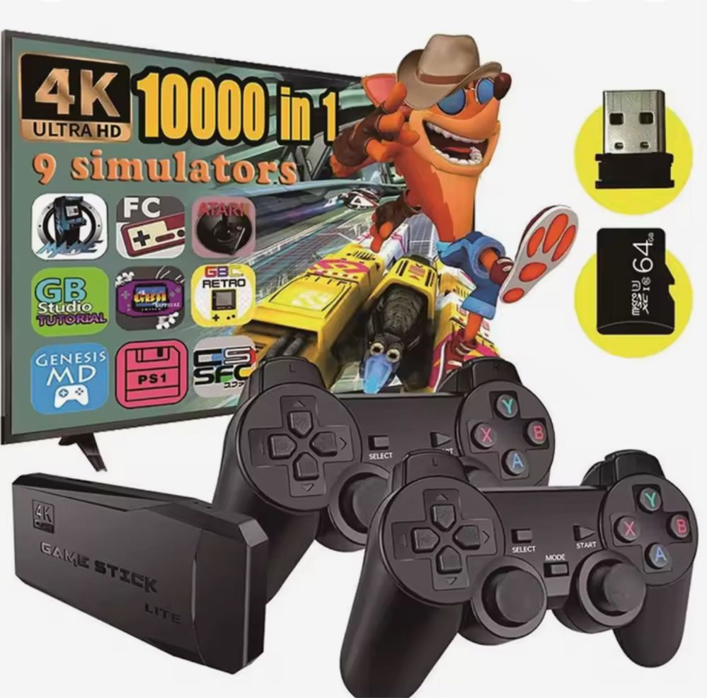 Konsola do gier TV + 2 pady !!! HDMI Retro Game HD !!!