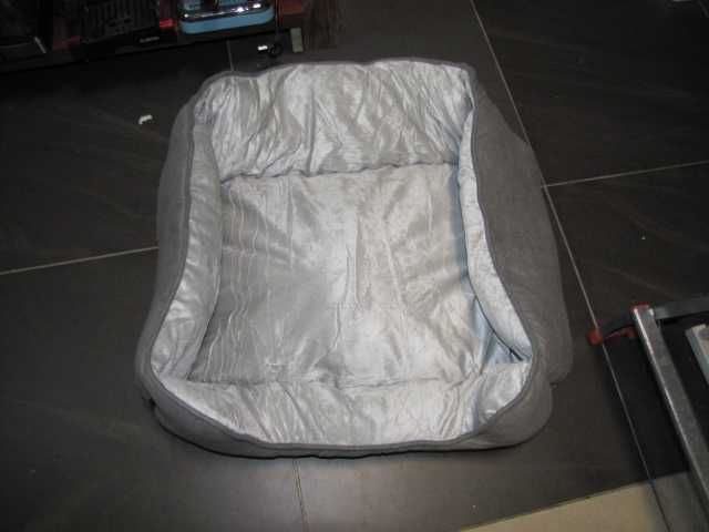 lionto Legowisko dla psa 2 w 1 poduszka 80x60cm szare