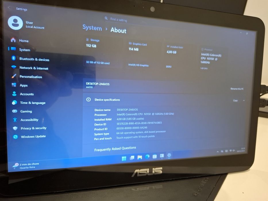 ASUS All-in-one A4110