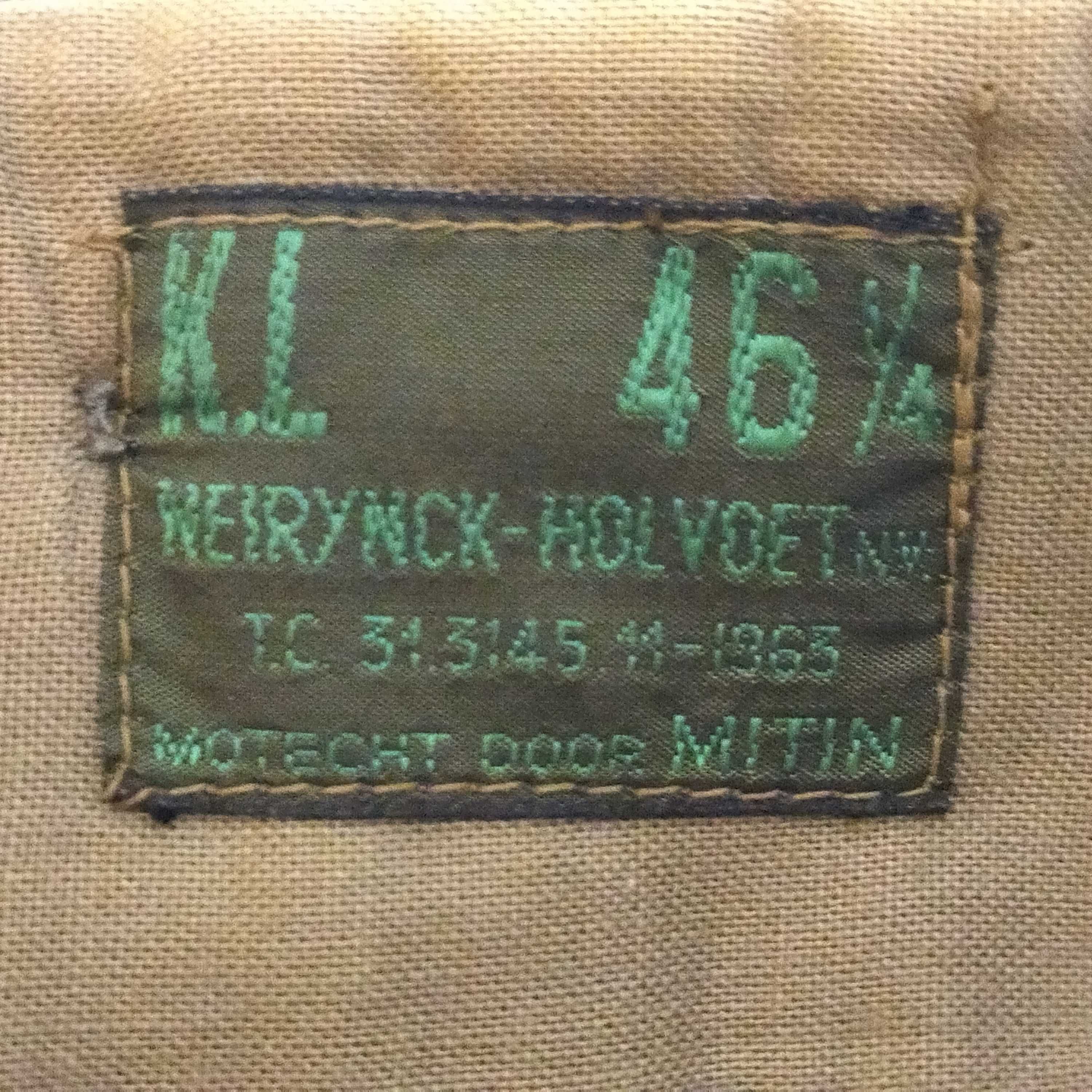 Винтажные военные шерстяные брюки армии Бельгии, 1963 год