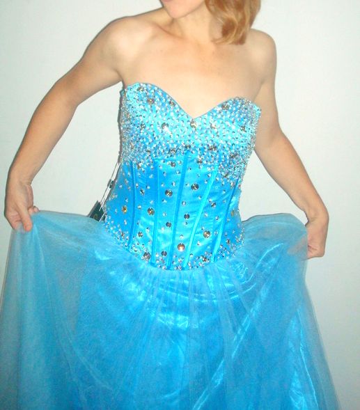 Шикарное вечернее платье выпускной/торжество,косплей Золушка