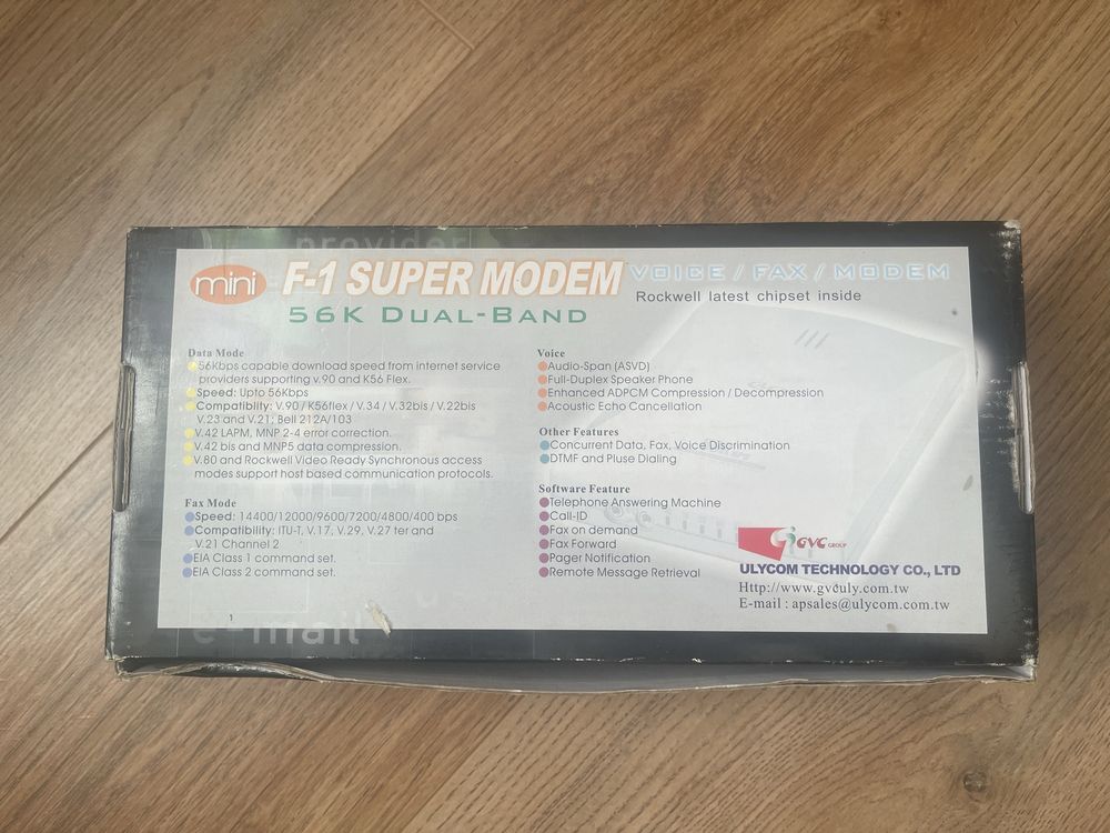 Модем GVC GROUP 56K Dual F-1 Super modem