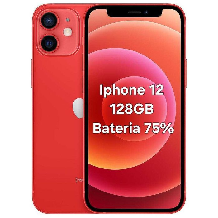 Iphone 12 128Gb 75% Bateria.  Ótimo estado.