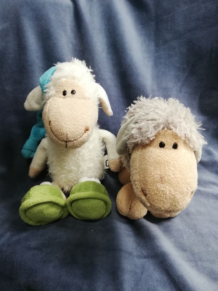 Zestaw kolekcja Nici owce unikat owieczki przytulanka maskotka baranek
