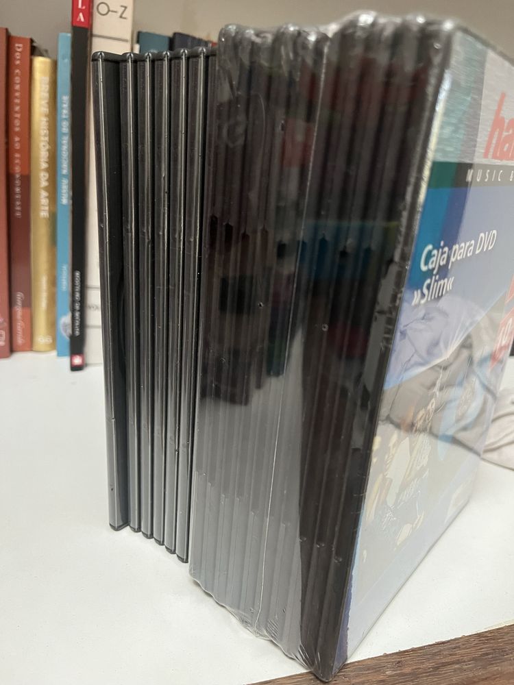 Caixas para DVDs