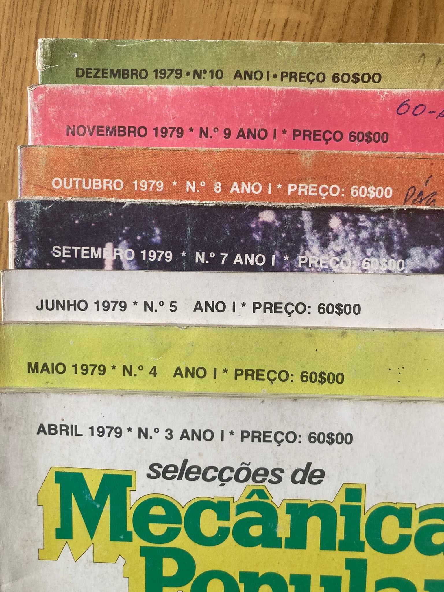 Selecções de Mecânica Popular [números na descrição]