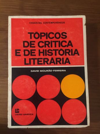Tópicos de crítica e de história literária - David Mourão-Ferreira