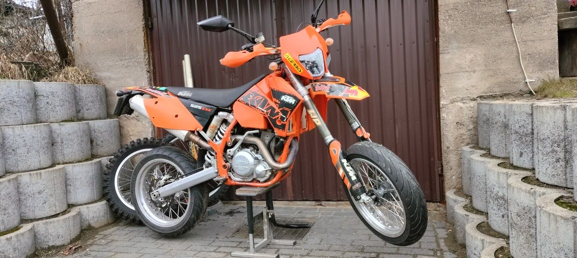 KTM exc 525 rfs A2 homologacja supermoto 2 komplety kół