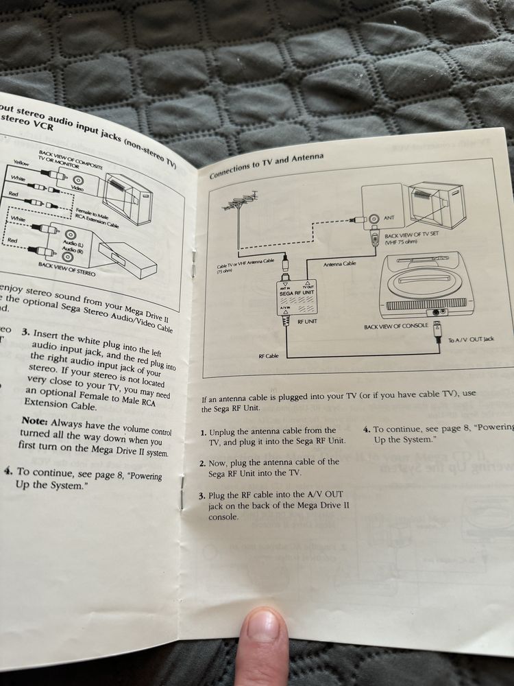 Мануал Sega Mega Drive 2 16 BIT инструкция документы
