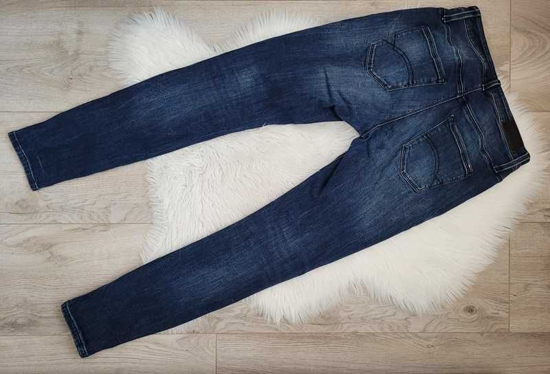 Granatowe spodnie dżinsowe / dżinsy skinny, Tommy Jeans, S (36)