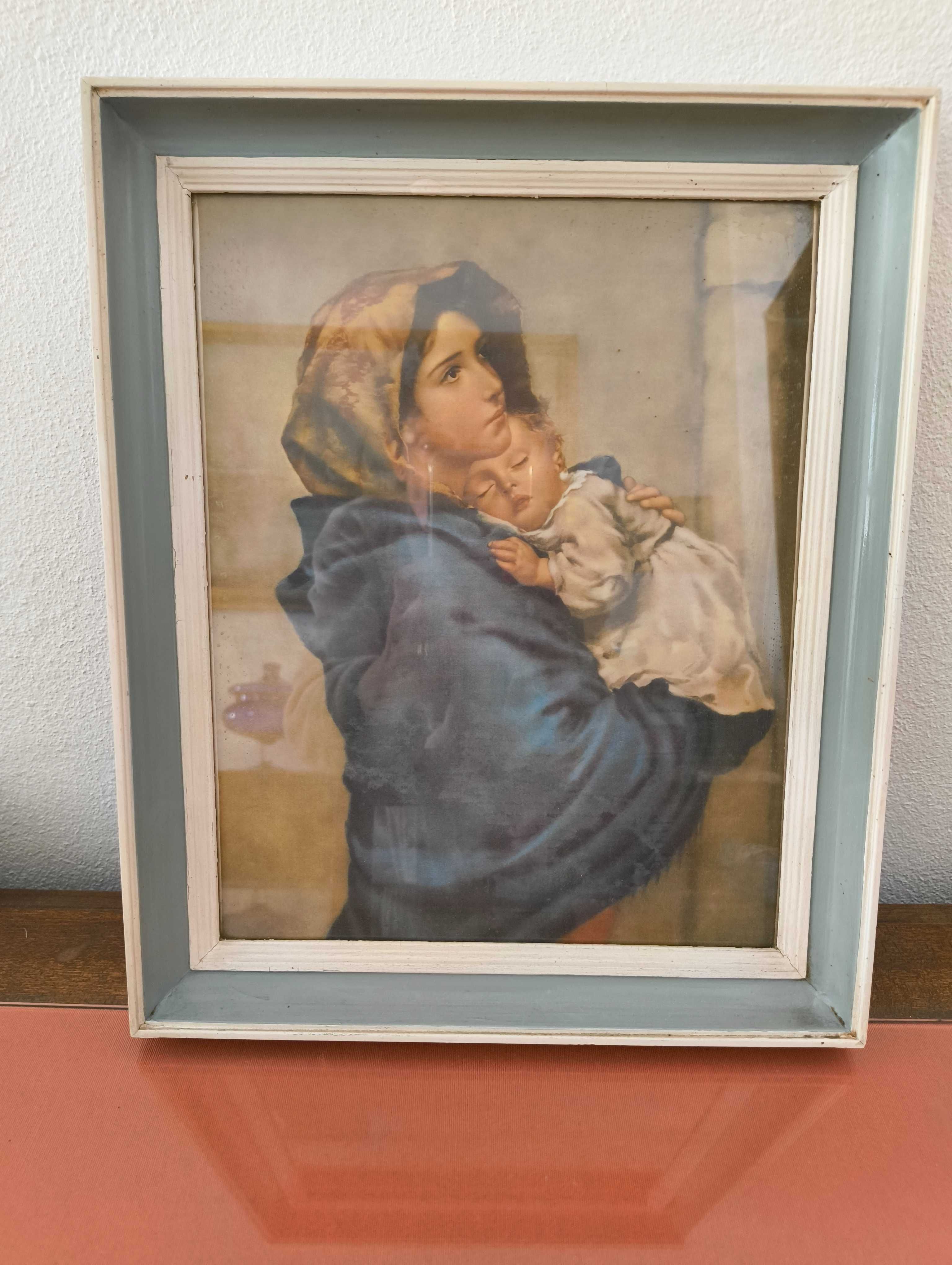 2 Quadros com motivos religiosos