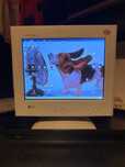 Komputer gamingowy retro Athlon monitor CRT LG Flatron 775 FT 17 cali