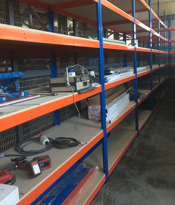 REGAŁ Magazynowy Metalowy 198x245x62 4P OSB 560kg sklep garaż piwnica