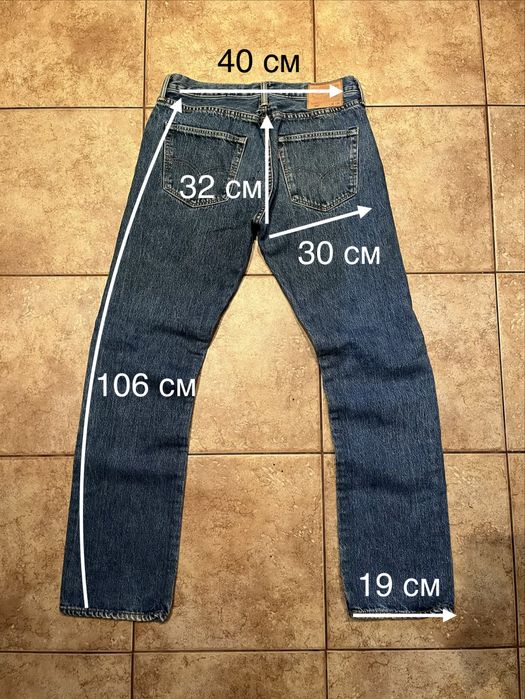 Оригінальні Джинси Levi’s 501 W32 L34