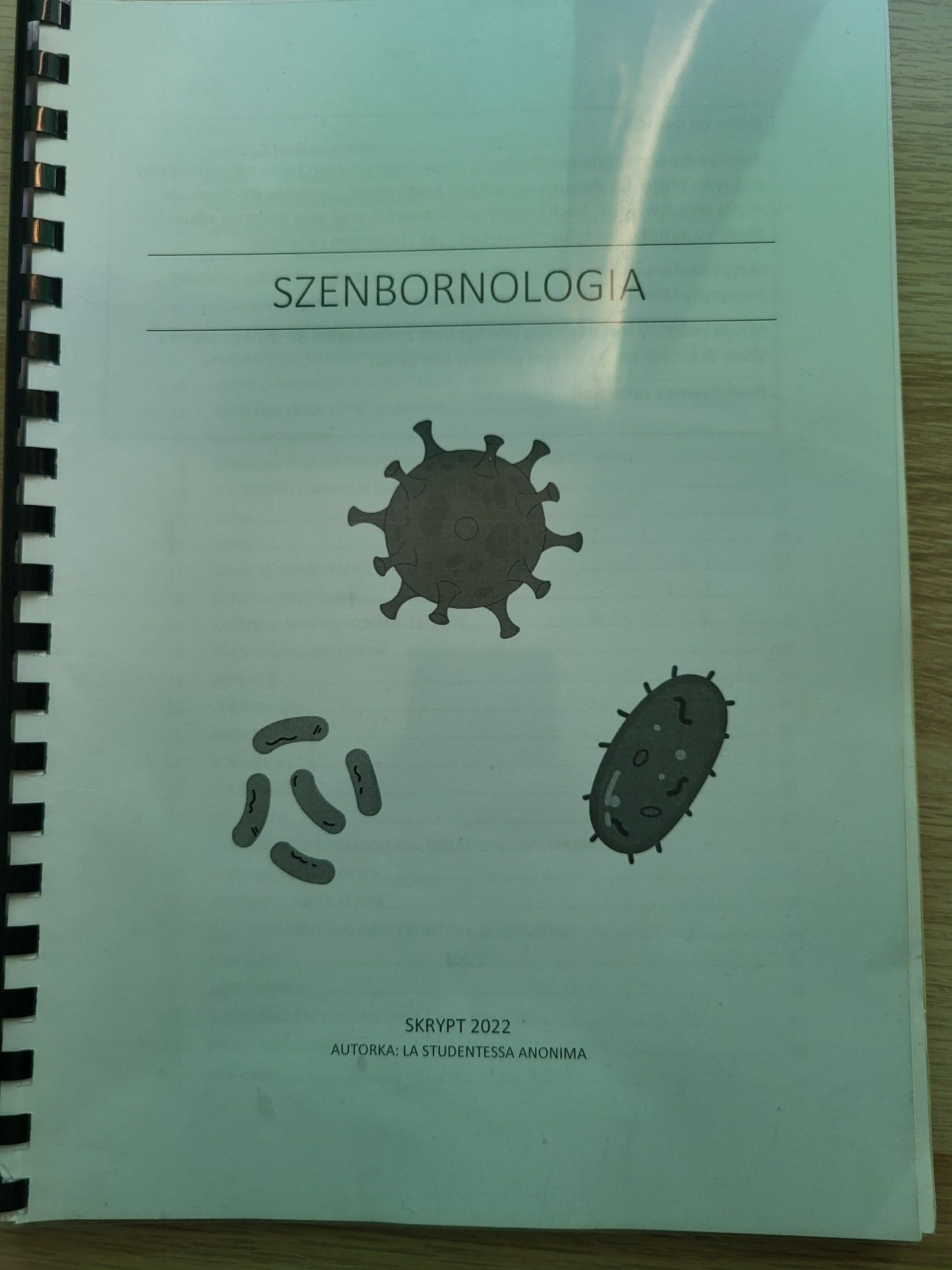 Skrypt z chorób zakaźnych "Szenbornologia"