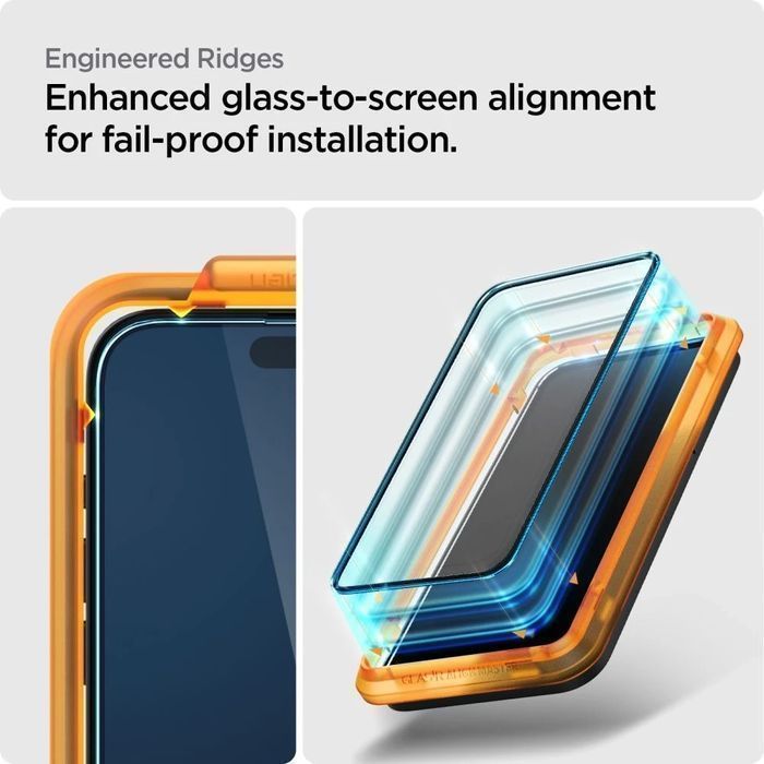 Szkło hartowane Spigen Alm Glass FC 2-Pack do Apple iPhone 15 Plus