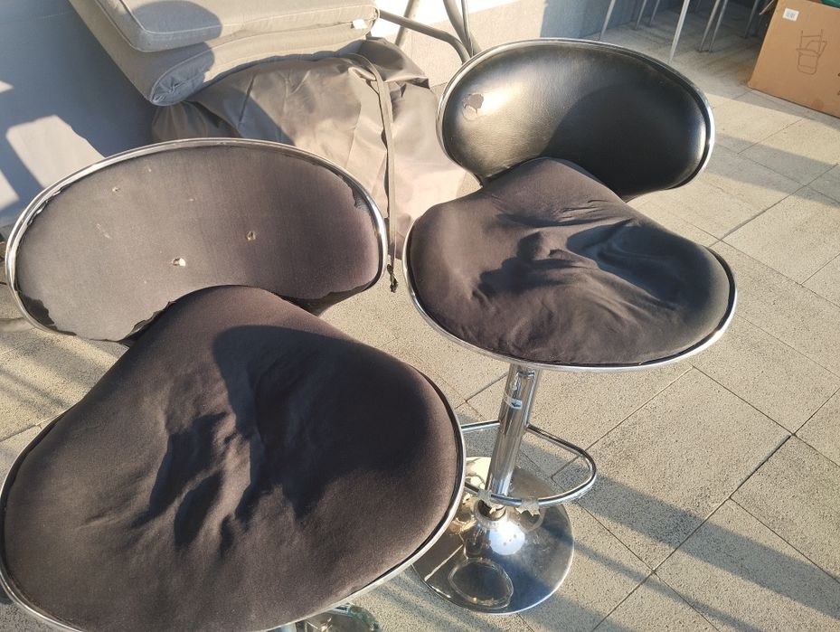 Krzesła hokery 4szt 80zł kpl