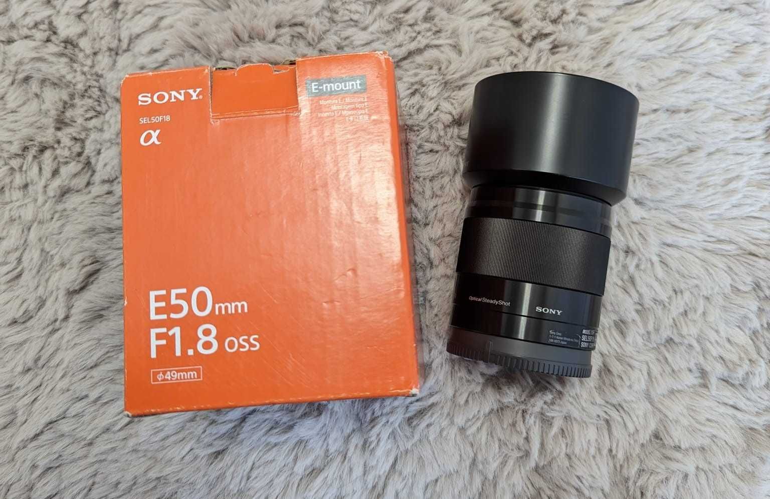 Super Obiektyw SONY E 50mm f/1.8 OSS (SEL50F1)