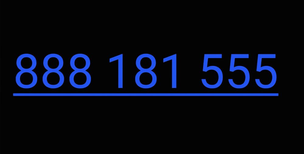 Złoty numer telefonu