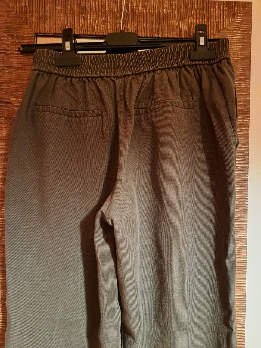 Calça Mulher T.S-Mango Casual em Algodão