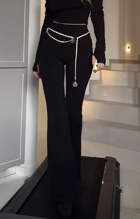 Чорні штани кльош Mia Mur