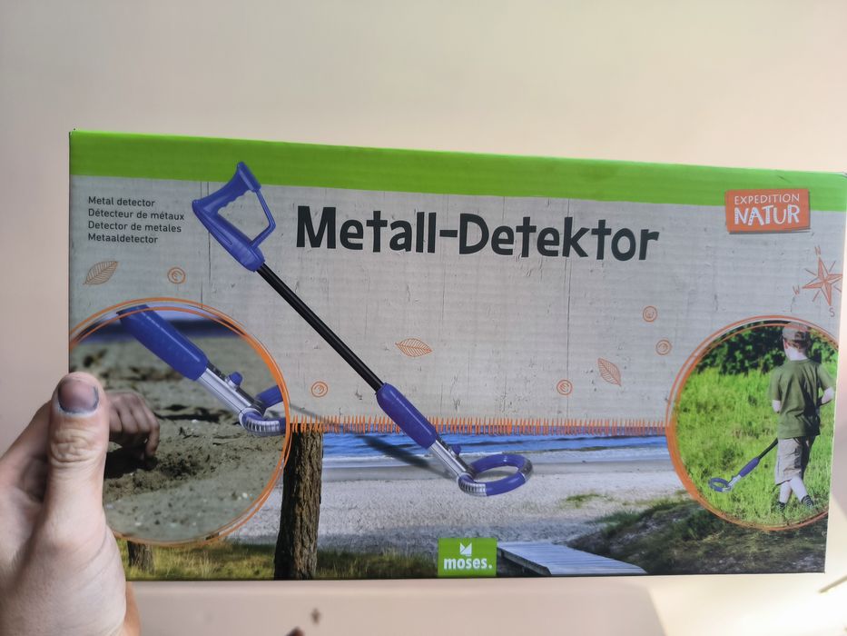 Wykrywacz metali dla dzieci MOSES detektor metalu poszukiwacz skarbów