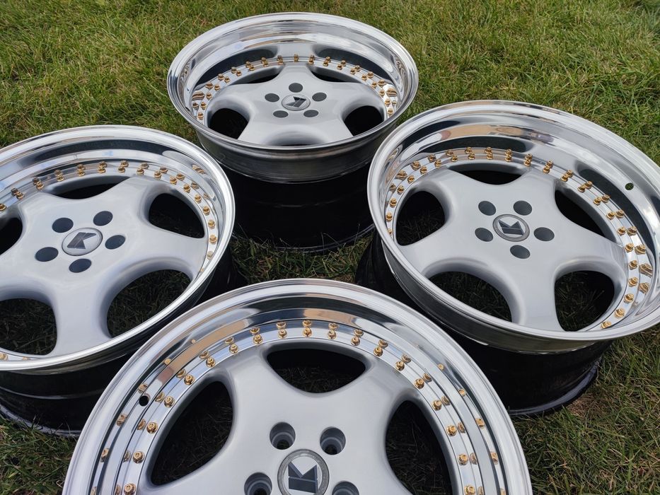 Felgi Kerscher RS 17" 8.5/10 5x100 Golf Corrado Passat Audi 3tlg