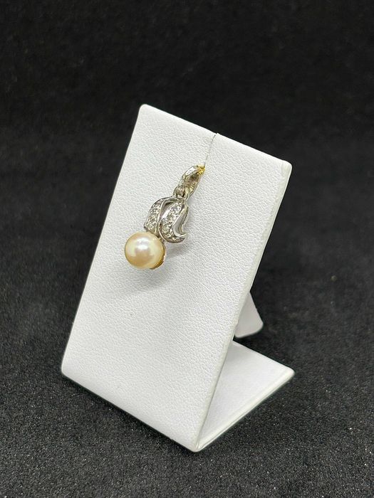 Złota zawieszka pr 583 1,12g z perłą