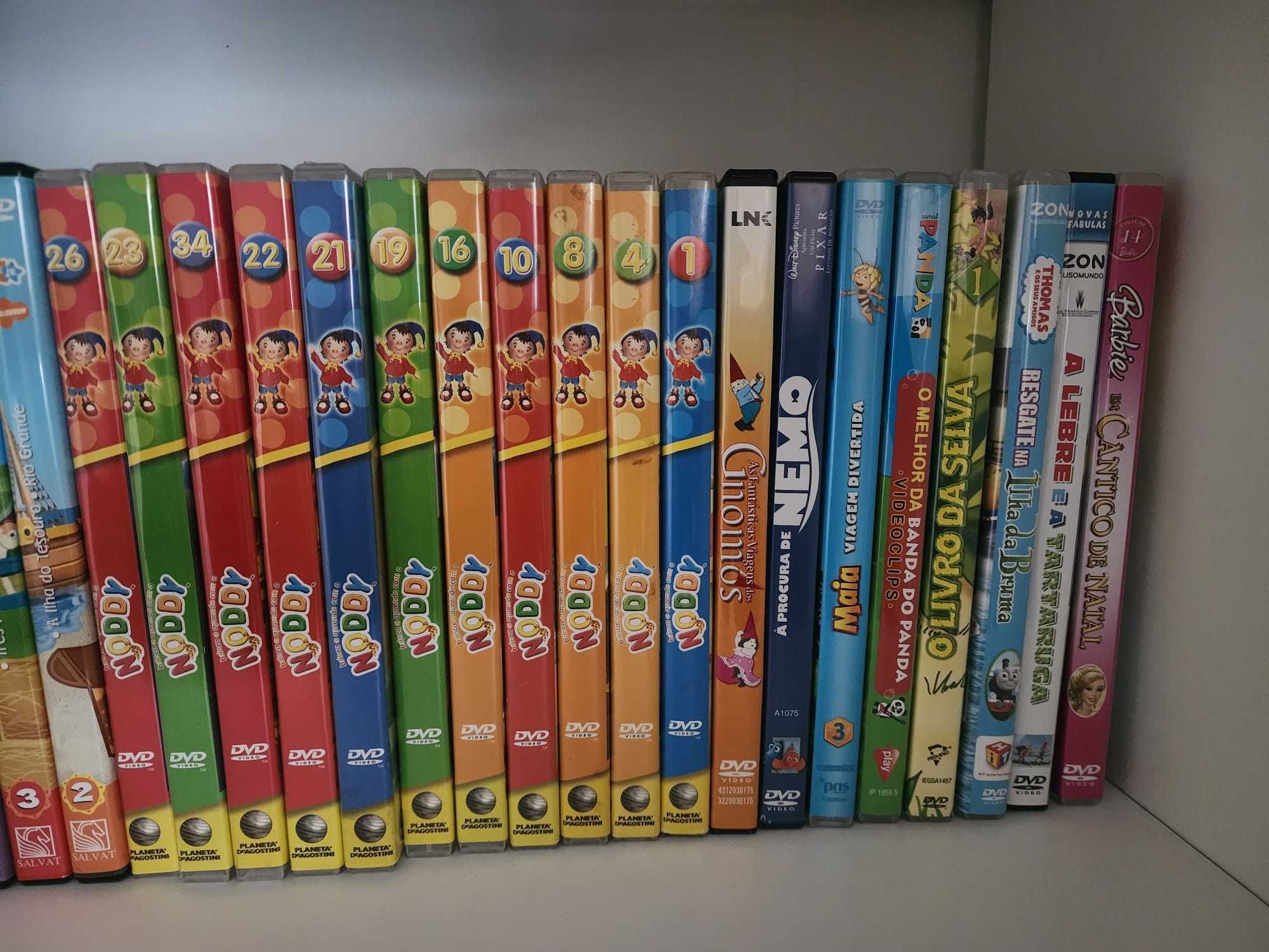 38 DVD para criança DORA NODDY e mais Portes Gratis