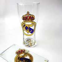 Набір пивні Келихи для болівальника ручний розпис "Real Madrid"