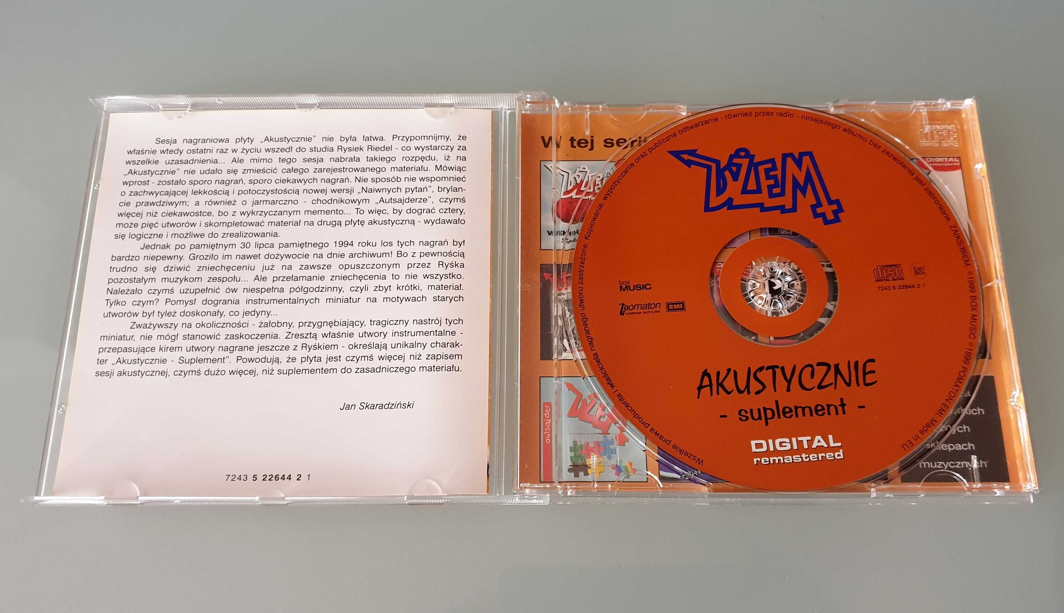 Płyty CD / 2 albumy Dżem - Akustycznie, Akustycznie - Suplement