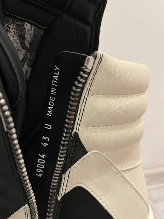 Rick Owens Mega  Double Bumper Geobasket Megabasket Ramones